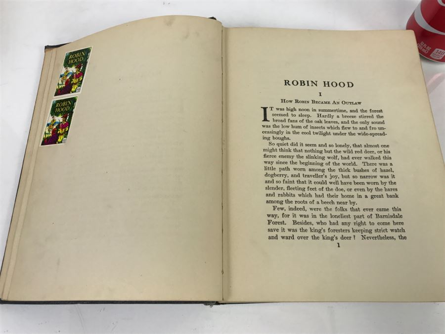 Vintage Robin Hood And The Men Of The Greenwood Ilustrated Book M A Donohue & Company [Photo 11]