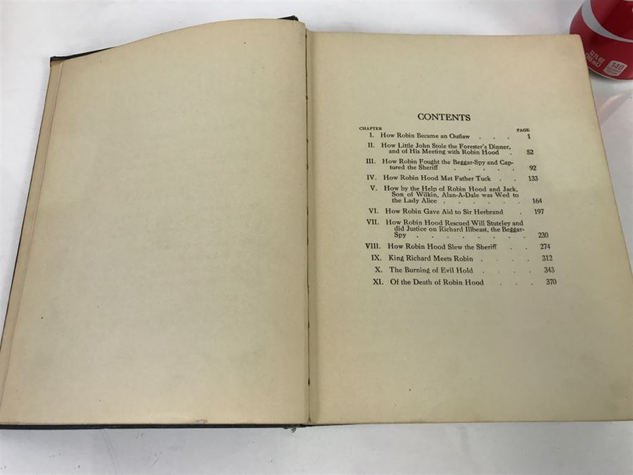 Vintage Robin Hood And The Men Of The Greenwood Ilustrated Book M A Donohue & Company [Photo 10]