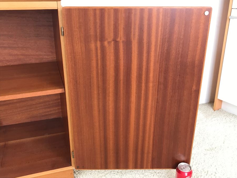 Danish Mid-Century Modern Teak China Cabinet Credenza Hutch Possibly Rasmus [Photo 9]