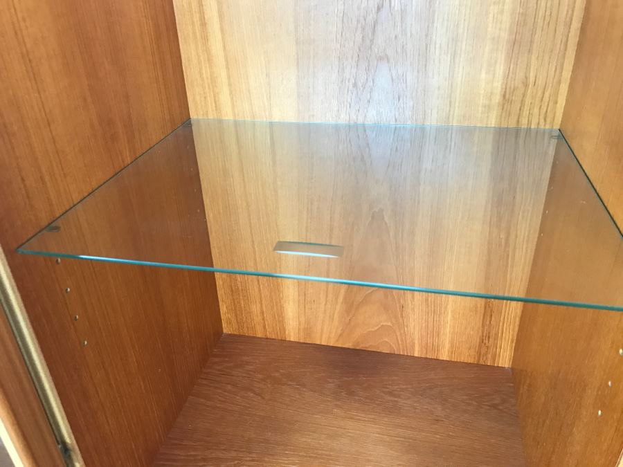 Danish Mid-Century Modern Teak China Cabinet Credenza Hutch Possibly Rasmus [Photo 8]