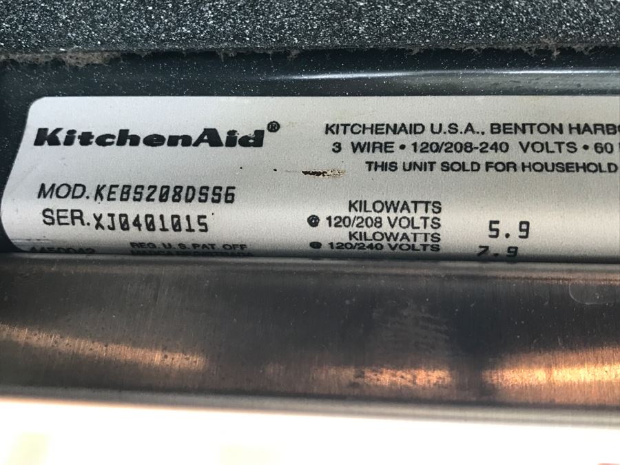 KitchenAid Stainless Steel Double Wall Oven Model KEBS208DSS6 [Photo 10]