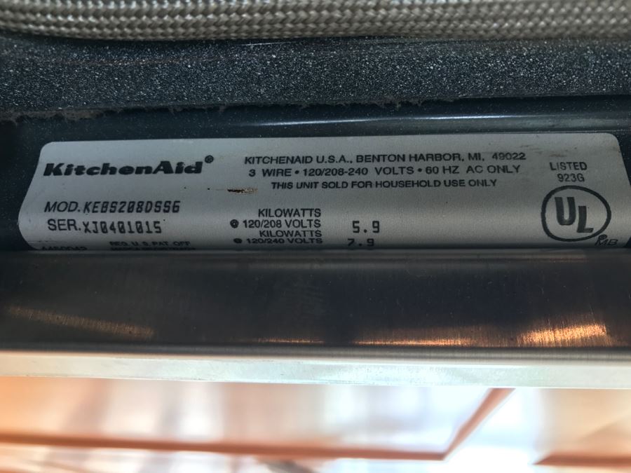 KitchenAid Stainless Steel Double Wall Oven Model KEBS208DSS6 [Photo 8]