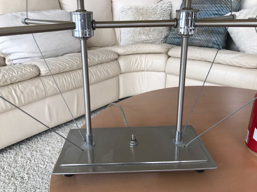 Pair Of Metal Table Lamps [Photo 5]