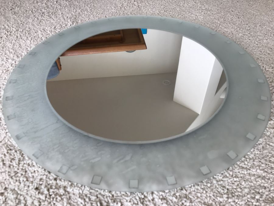 Round Wall Mirror By Al Glass BDI [Photo 2]