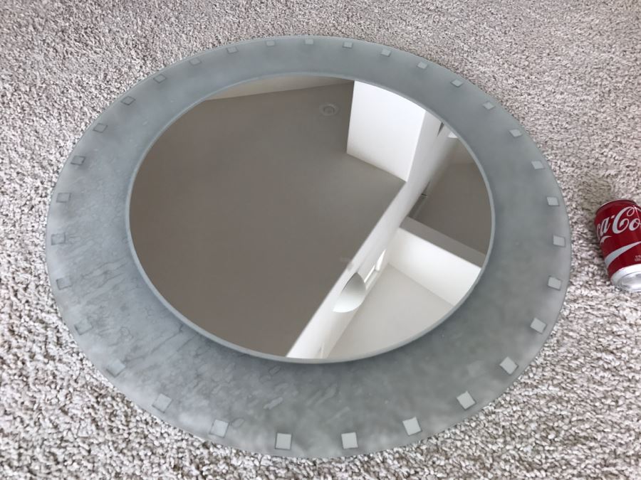 Round Wall Mirror By Al Glass BDI [Photo 5]