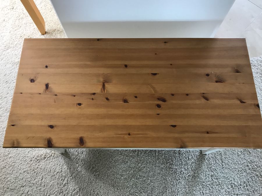 Pine Top Storage Cabinet Bench [Photo 3]