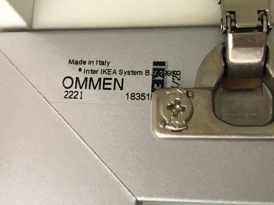 IKEA OMMEN Cabinet With Glass Front Made In Italy [Photo 5]