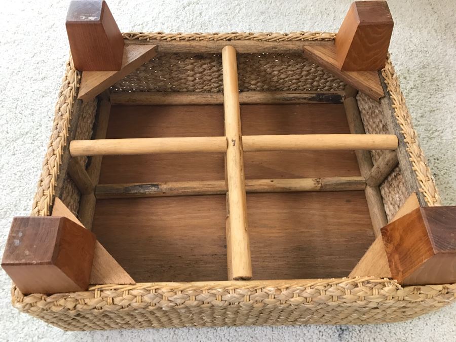 Eddie Bauer Woven Sea Grass Armchair With Matching Ottoman [Photo 9]