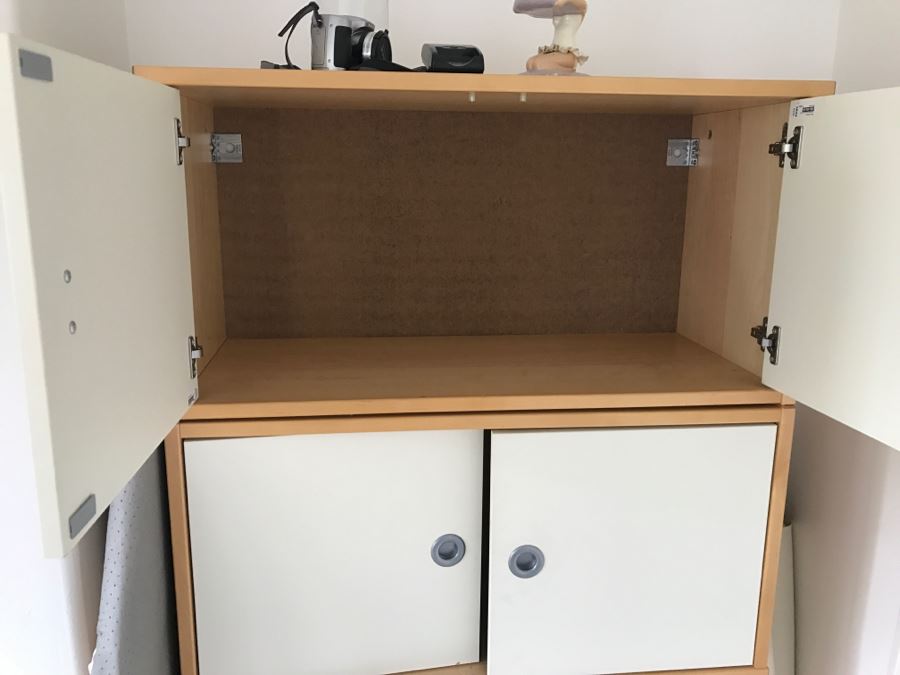 (4) IKEA Wall Shelf Units - Note Second Unit From Top Is Damaged But Can Be Repaired [Photo 5]