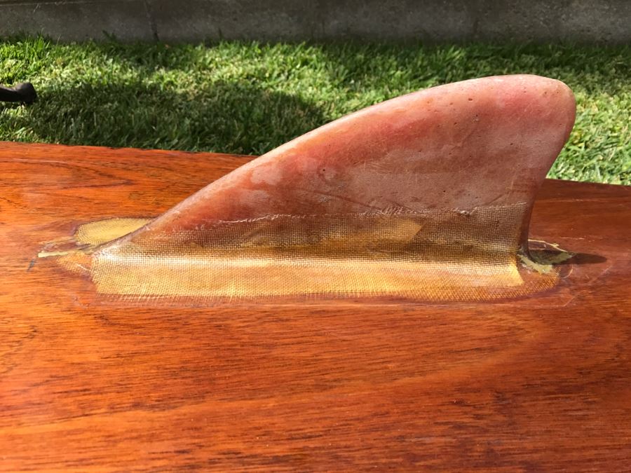 Vintage 1967 Australian Wooden Surf Ski With Paddle Bailey Boat Builders Sydney Apx 14' Long [Photo 34]