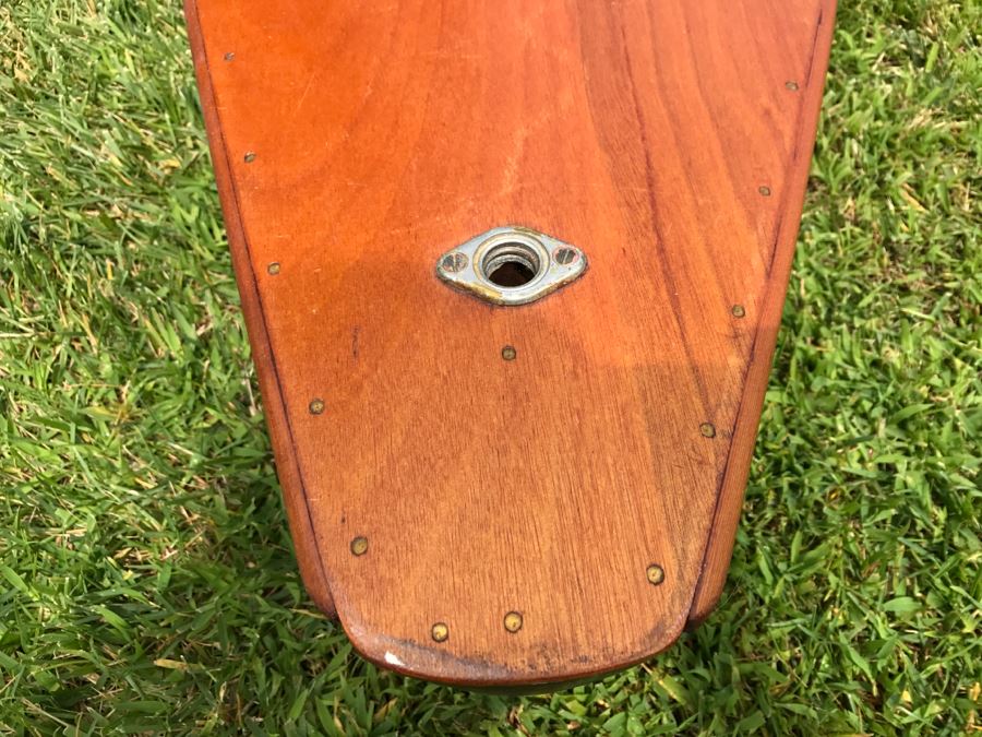 Vintage 1967 Australian Wooden Surf Ski With Paddle Bailey ...