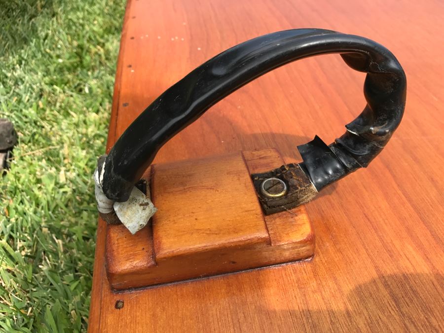 Vintage 1967 Australian Wooden Surf Ski With Paddle Bailey Boat Builders Sydney Apx 14' Long [Photo 13]