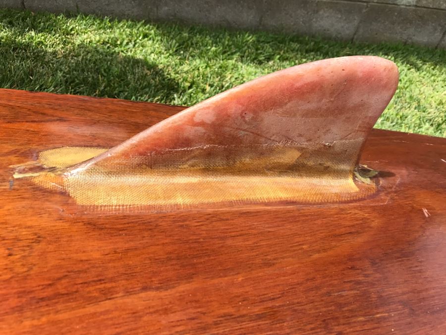 Vintage 1967 Australian Wooden Surf Ski With Paddle Bailey Boat Builders Sydney Apx 14' Long [Photo 33]