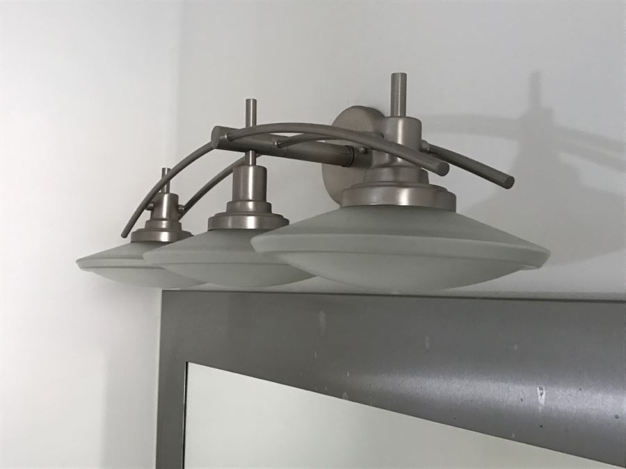 3-Light Metal Contemporary Light Fixture With Glass Shades [Photo 8]