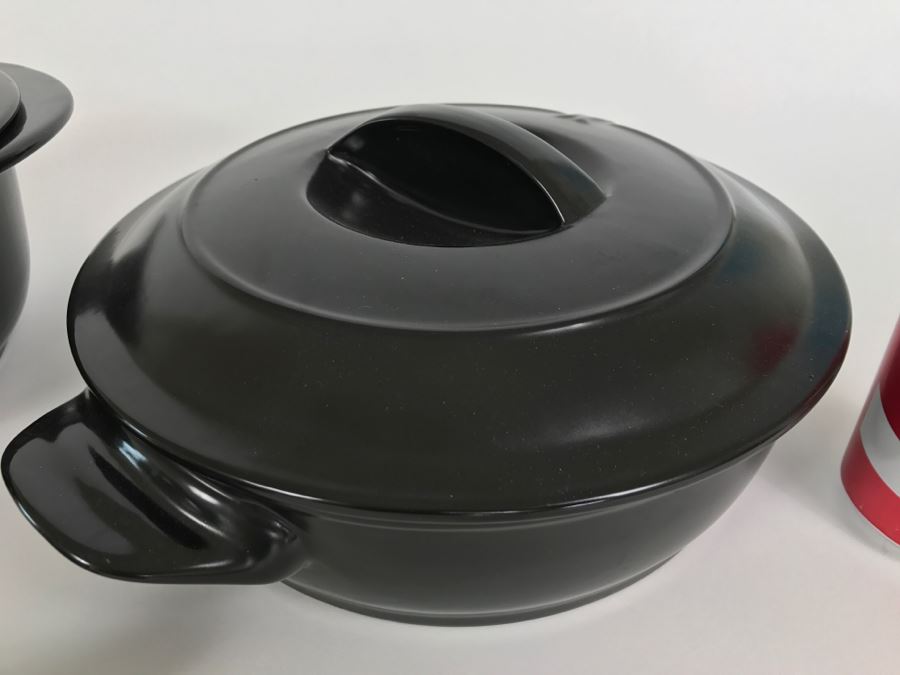 Dr. Mercola Healthy Chef Ceramic Cookware Set Stovetop Microwave Oven [Photo 5]