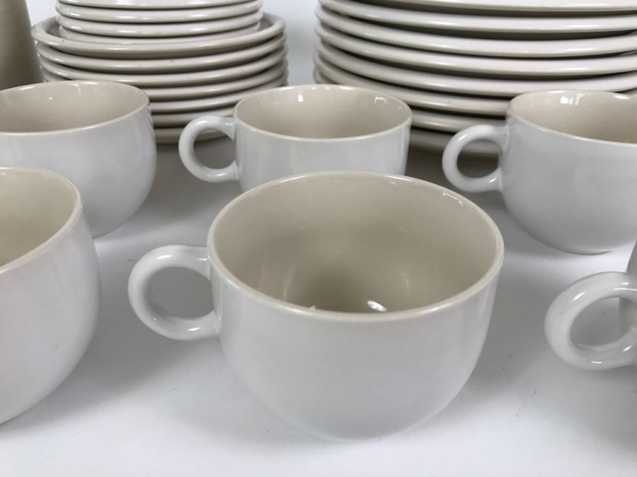 Epoch Dishwasher Oven Microwave Safe Dish Cup And Saucer Set ~41 Pieces