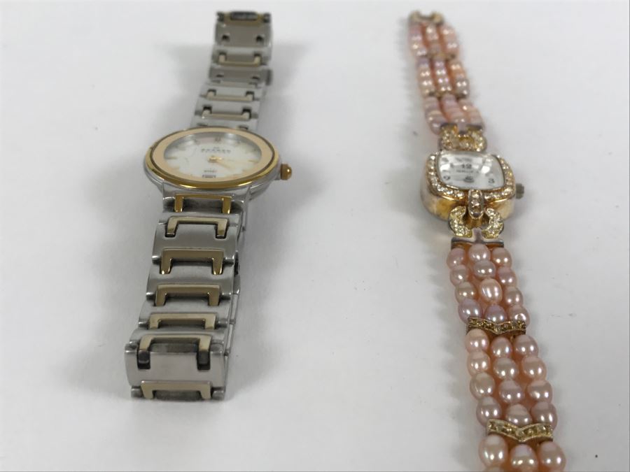 Pair Of Women's Watches: GRUEN And SKAGEN Denmark [Photo 6]