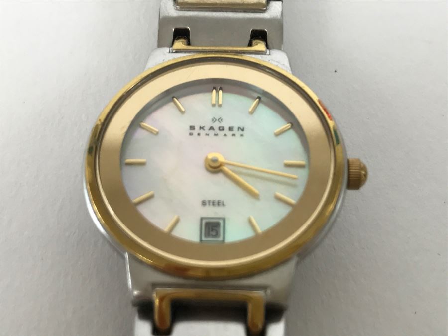 Pair Of Women's Watches: GRUEN And SKAGEN Denmark [Photo 4]