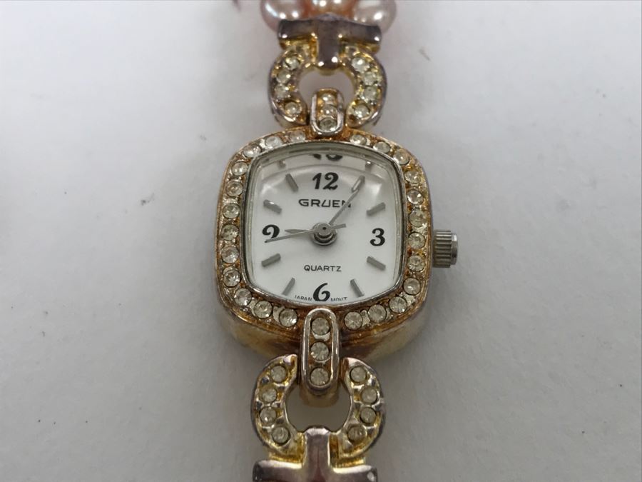 Pair Of Women's Watches: GRUEN And SKAGEN Denmark [Photo 3]