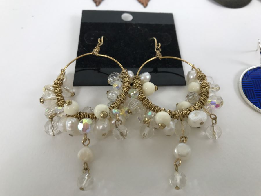 (4) Jewelry Pierced Earring Lot [Photo 2]