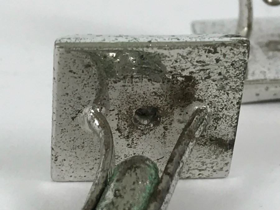 Vintage Sterling Silver Cufflinks 19.6g [Photo 3]