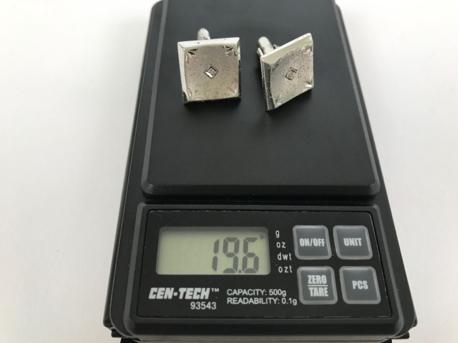Vintage Sterling Silver Cufflinks 19.6g [Photo 4]