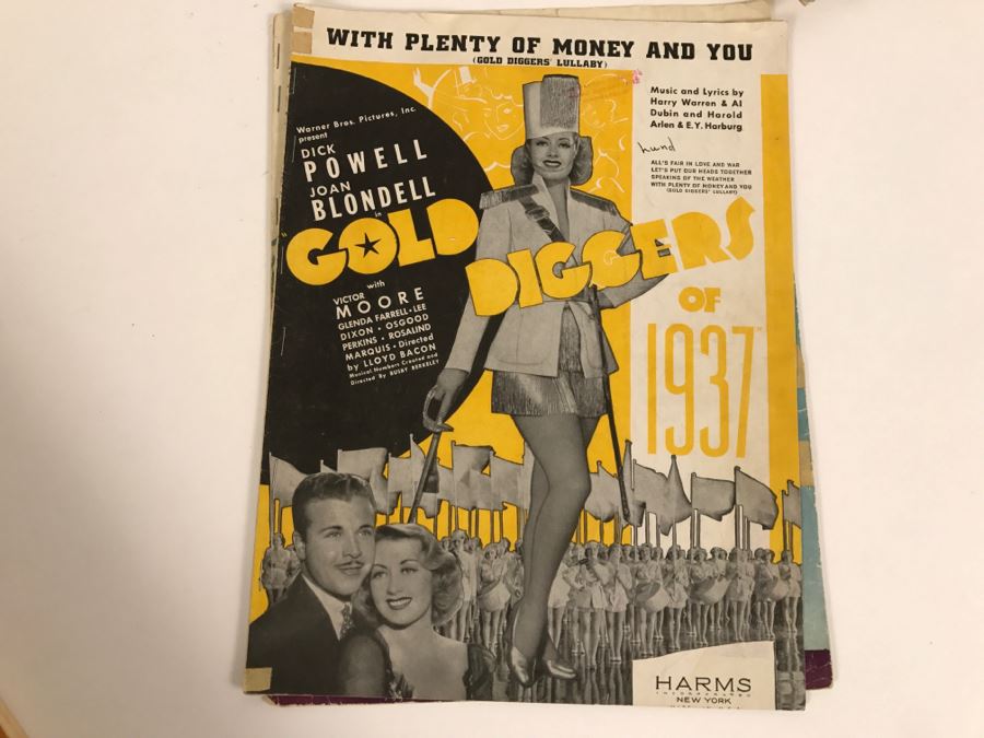 Large Collection Of Vintage Sheet Music - The Wizard Of Oz, Shirley Temple, Frank Sinatra [Photo 13]