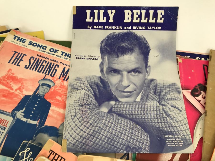Large Collection Of Vintage Sheet Music - The Wizard Of Oz, Shirley Temple, Frank Sinatra [Photo 7]