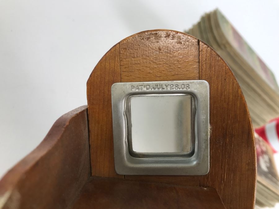 Vintage Holmes Stereoscope With Large Collection Of Stereo Cards - Click To See Details [Photo 11]