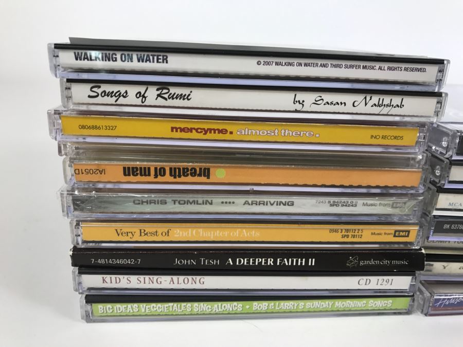 Music CD Collection: Led Zeppelin, Rolling Stones, Elvis, Disney, Walking On Water - See All Photos [Photo 8]