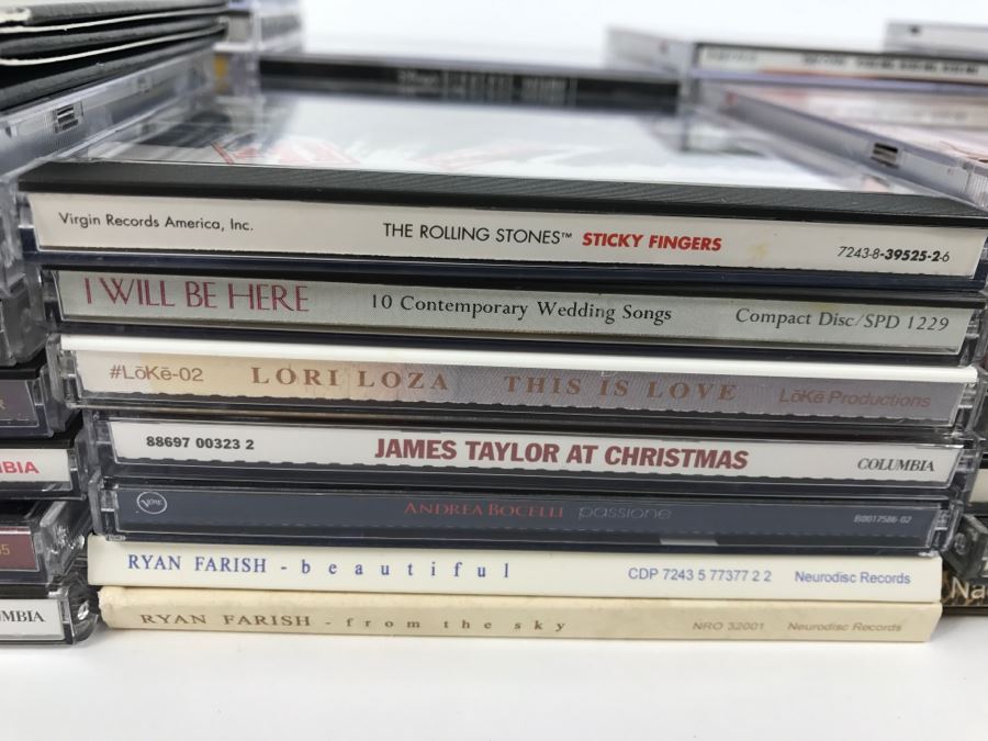 Music CD Collection: Led Zeppelin, Rolling Stones, Elvis, Disney, Walking On Water - See All Photos [Photo 5]