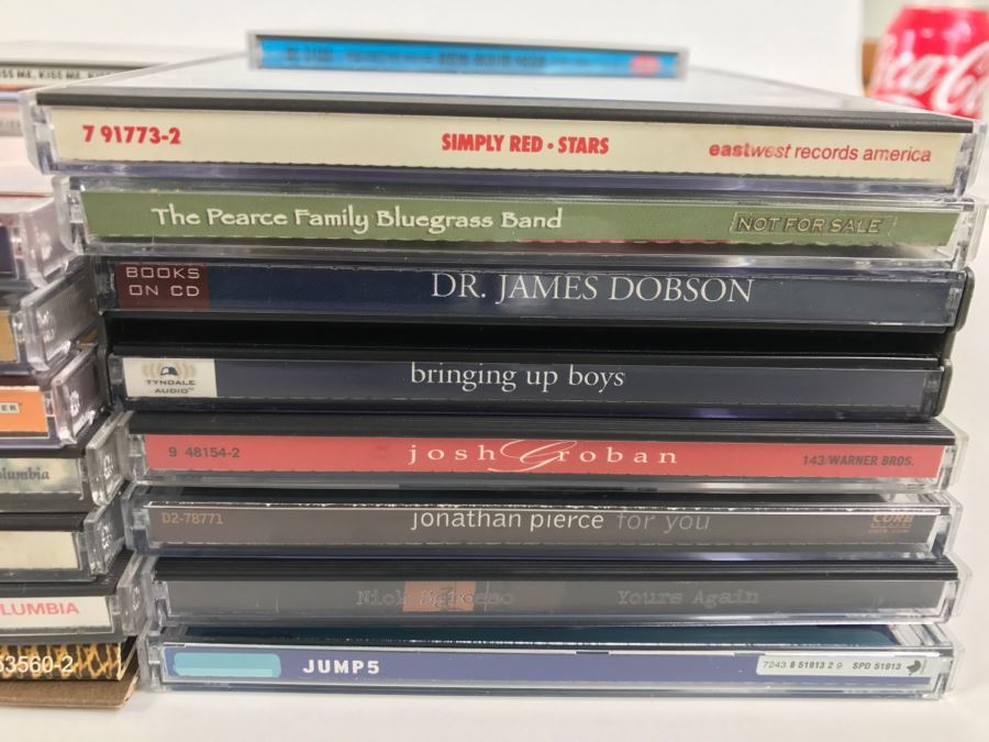 Music CD Collection: Led Zeppelin, Rolling Stones, Elvis, Disney, Walking On Water - See All Photos [Photo 7]