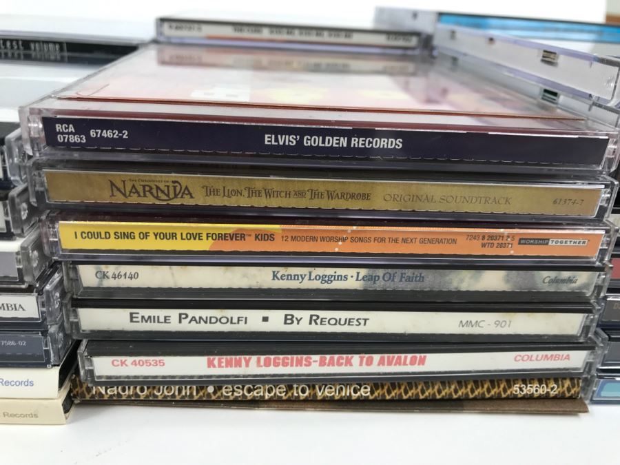 Music CD Collection: Led Zeppelin, Rolling Stones, Elvis, Disney, Walking On Water - See All Photos [Photo 6]