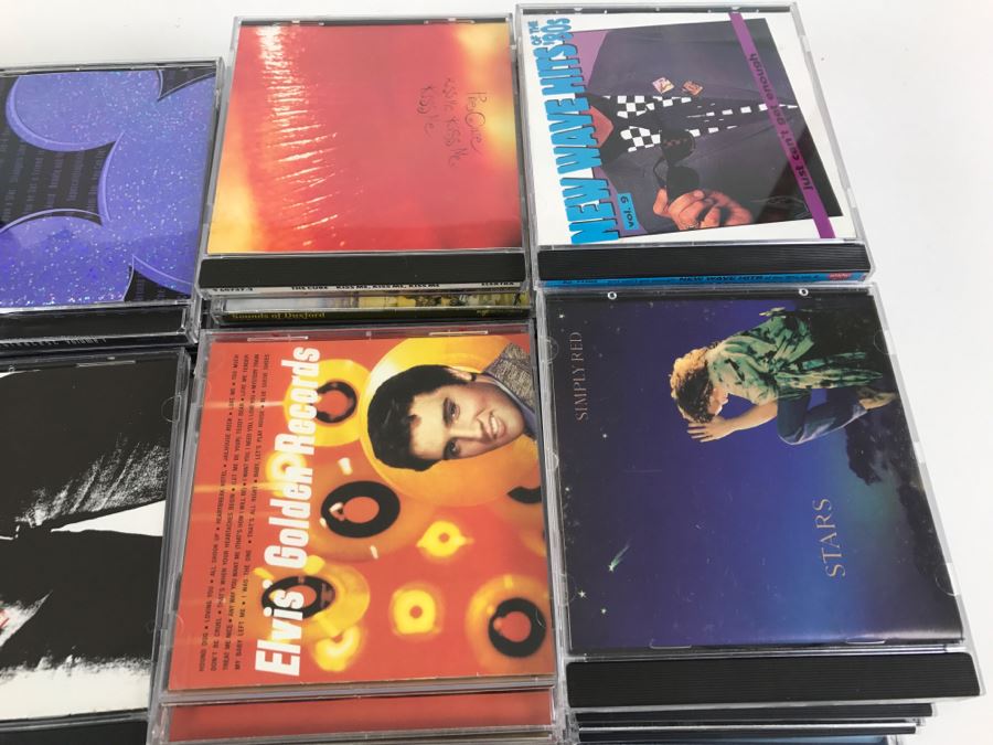 Music CD Collection: Led Zeppelin, Rolling Stones, Elvis, Disney, Walking On Water - See All Photos [Photo 3]