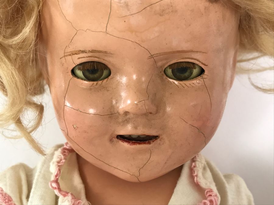 Vintage 1930's Shirley Temple Composition Doll - Leg Needs To Be Reattached [Photo 5]