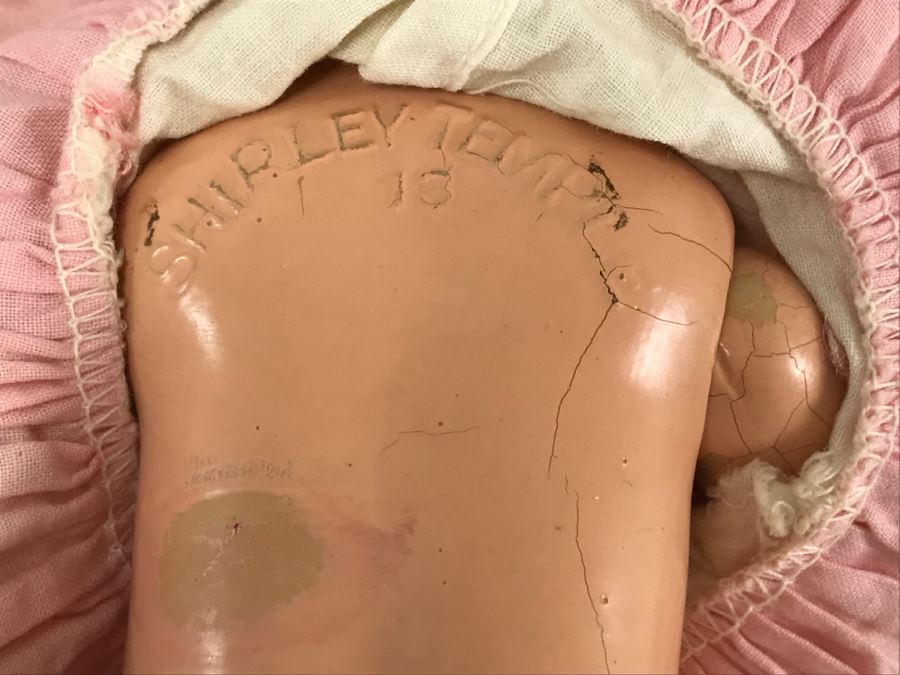 Vintage 1930's Shirley Temple Composition Doll - Leg Needs To Be Reattached [Photo 21]