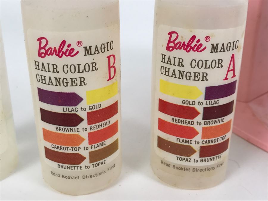 Vintage Mattel Barbie's Color 'N Curl Playset With Original Instuction Book [Photo 15]