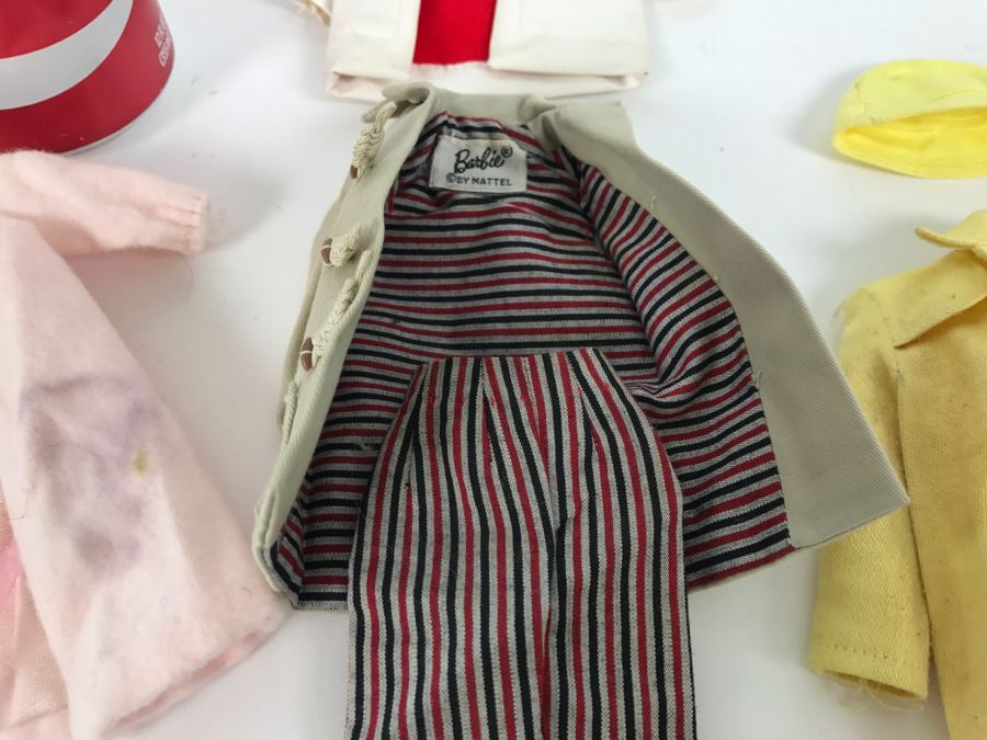 Collection Of Original Barbie, Ken, Midge Mattel Doll Clothes With Mattel Pamphlet [Photo 3]