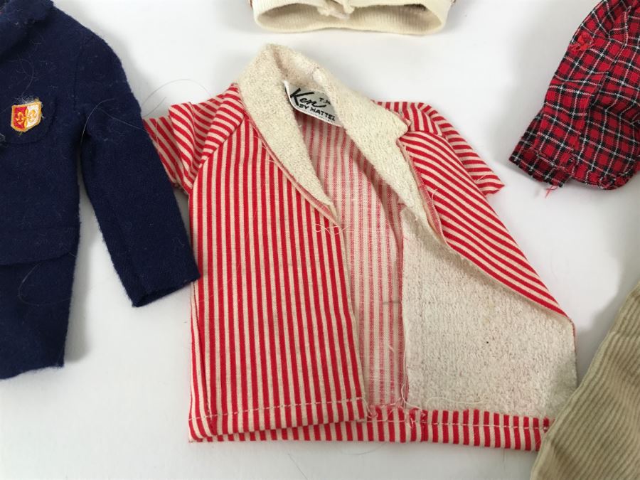Collection Of Original Barbie, Ken, Midge Mattel Doll Clothes With Mattel Pamphlet [Photo 12]
