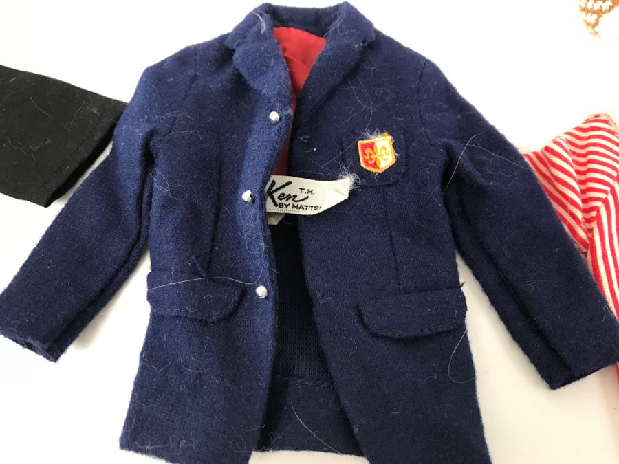 Collection Of Original Barbie, Ken, Midge Mattel Doll Clothes With Mattel Pamphlet [Photo 24]