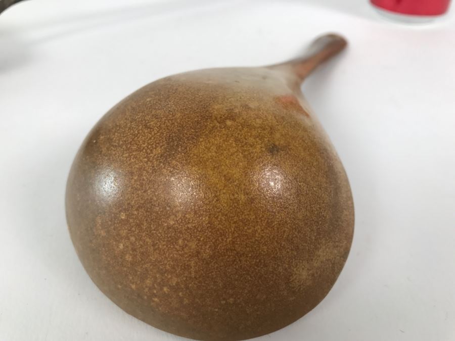 Pair Of Vintage Ladles: One Copper And One Ceramic [Photo 5]