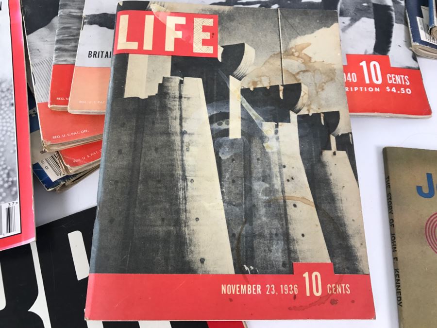 Various LIFE Magazines, The Story Of John F. Kennedy, TIME Magazines And Bobby Kennedy Feature Book [Photo 2]