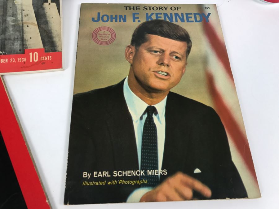 Various LIFE Magazines, The Story Of John F. Kennedy, TIME Magazines And Bobby Kennedy Feature Book [Photo 3]