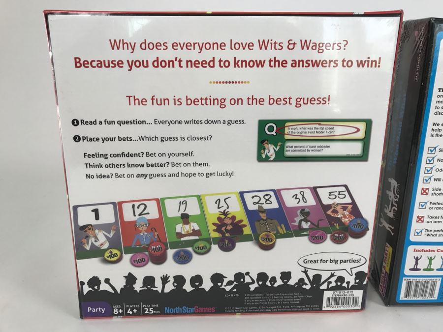 Pair Of Sealed Games: Wits & Wagers And Loaded Questions [Photo 4]
