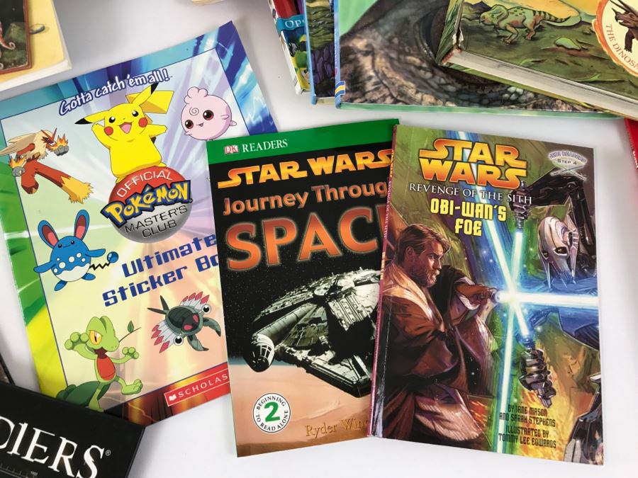 Assorted Children's Books: Star Wars, Clifford, Sealed Fun With Architecture, [Photo 2]