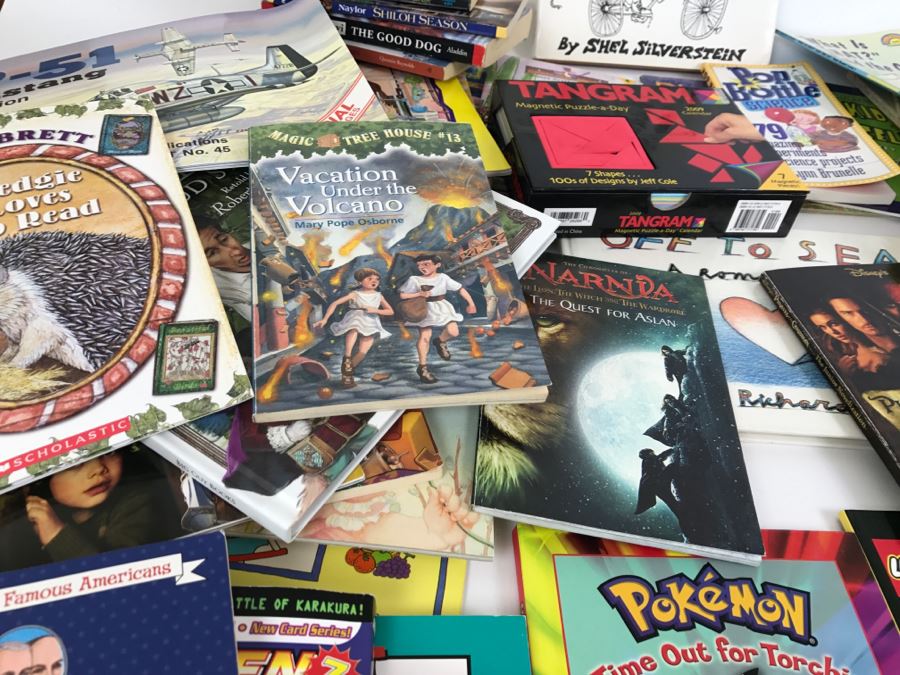 Assorted Children's Books: Shel Silverstein, Star Wars, Pokemon, J.R.R. Tolkien [Photo 20]