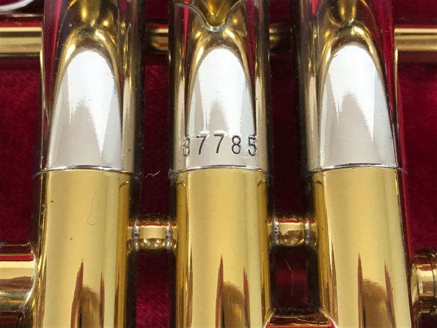 BUNDY H. & A. Selmer Brass Professional Trumpet Designed By Vincent Bach With Case Brass Instrument [Photo 7]