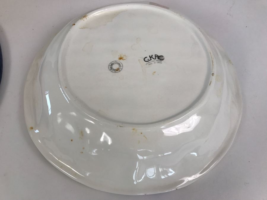 Seashell Motif Vase With 2 Large Bowls [Photo 9]