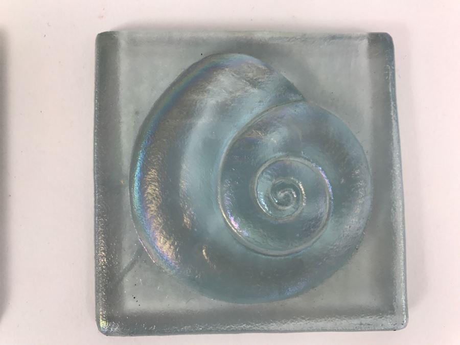 Various Glass Tiles Including Seashell Motif Tiles [Photo 3]