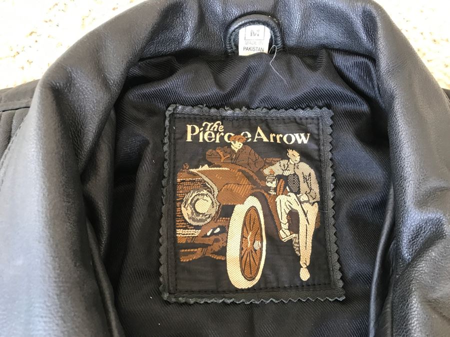Men's Leather Jacket Size M The Pierce Arrow [Photo 3]